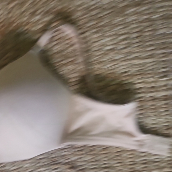 Cream T-Shirt Bra with Invisible Padded Underwire and Adjustable Straps - Picture 5 of 8